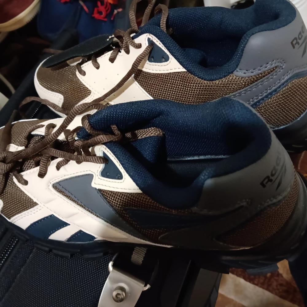 Reebok Brown and Blue Athletic Shoes